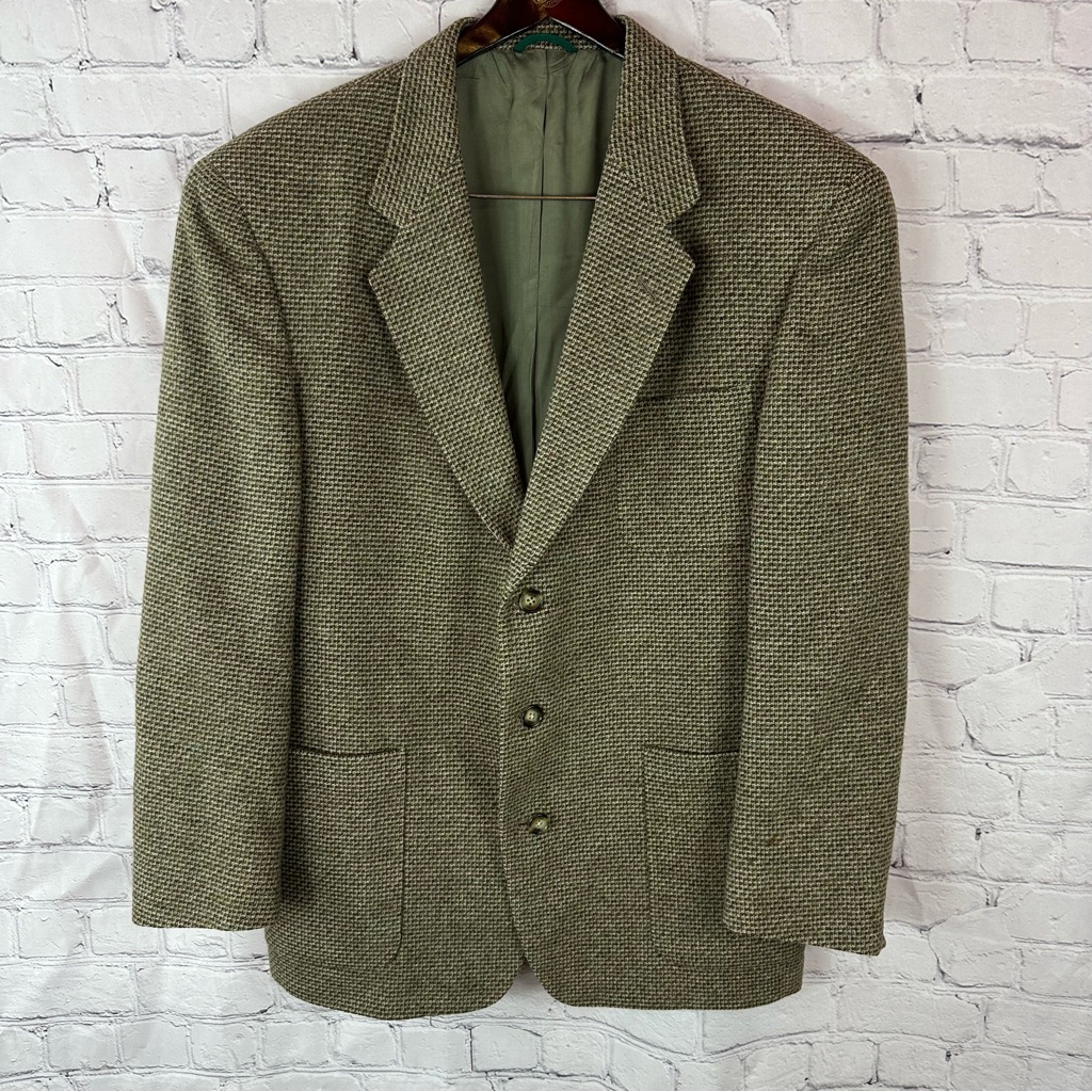 Austin Reed Textured Green Sport Coat Austin Reed Textured Green Sport Coat